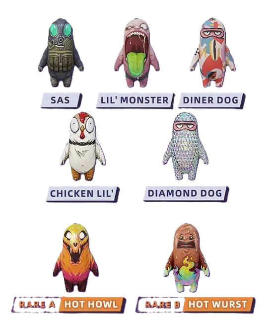 CS Missing Link Charm plus surpriza blind bag bumbac