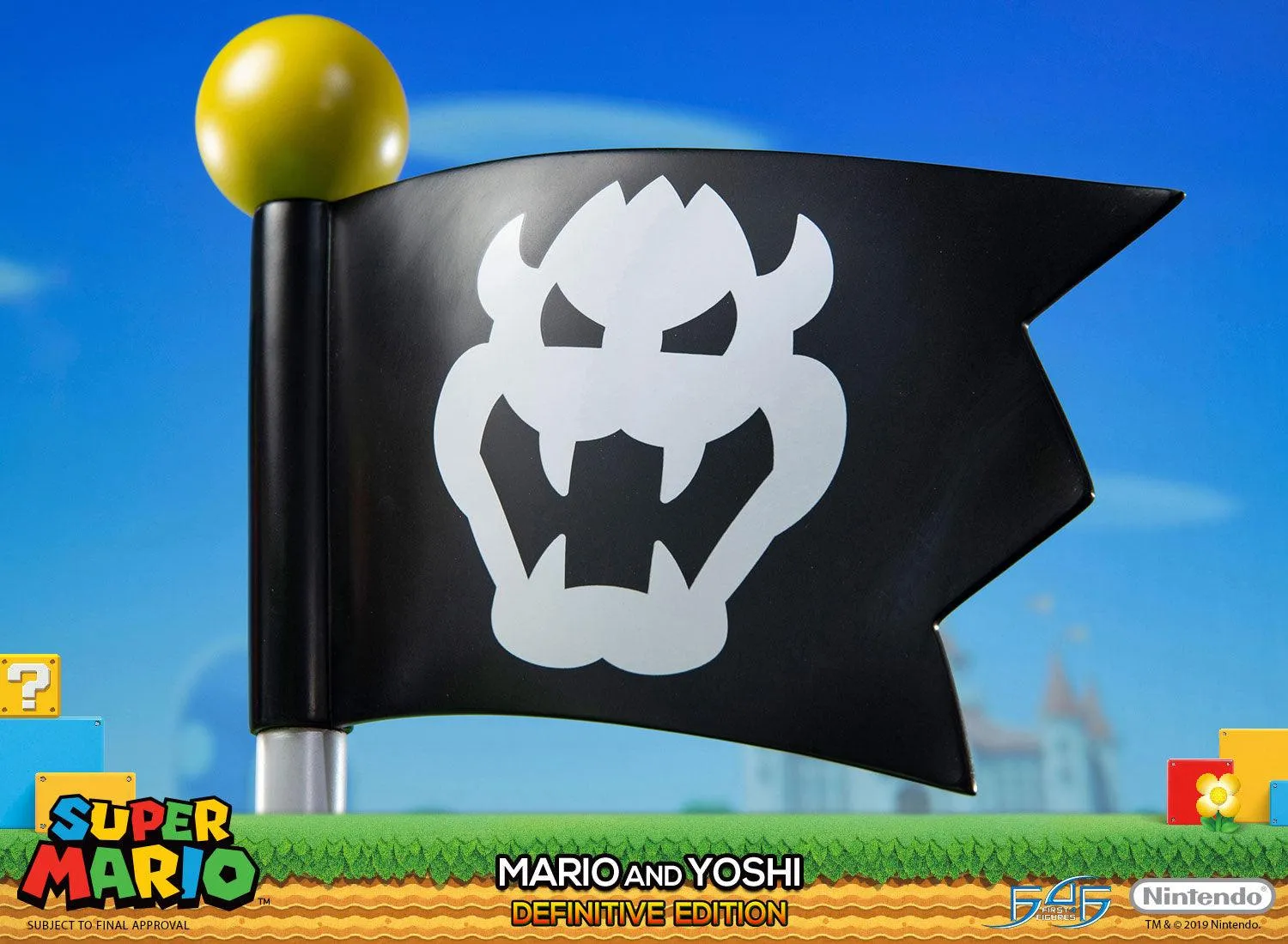First 4 Figures Super Mario Mario and Yoshi statueta Definitive