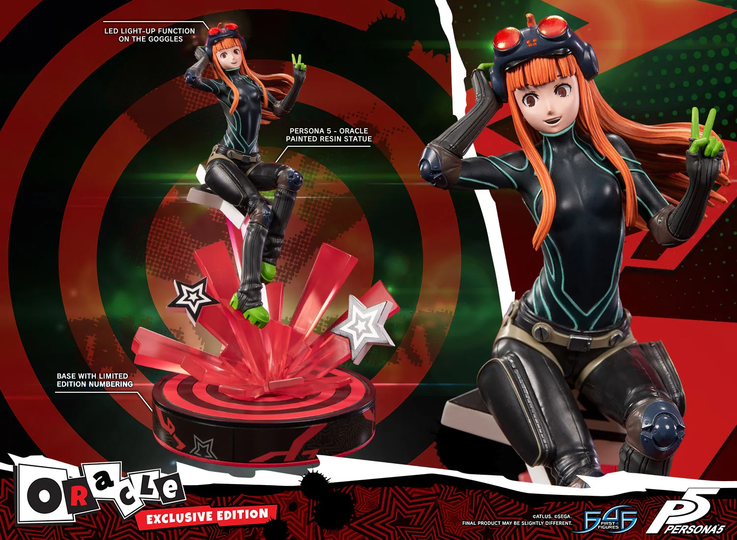First 4 Figures Persona 5 Oracle statueta Exclusive Edition LED