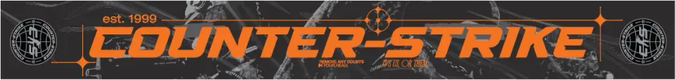 ESL CS Fular negru poliester suporter