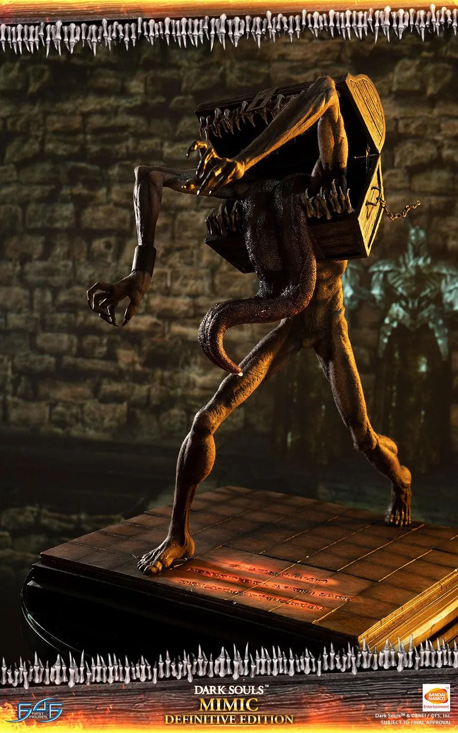 First 4 Figures Mimic Definitive statuie rășină LED