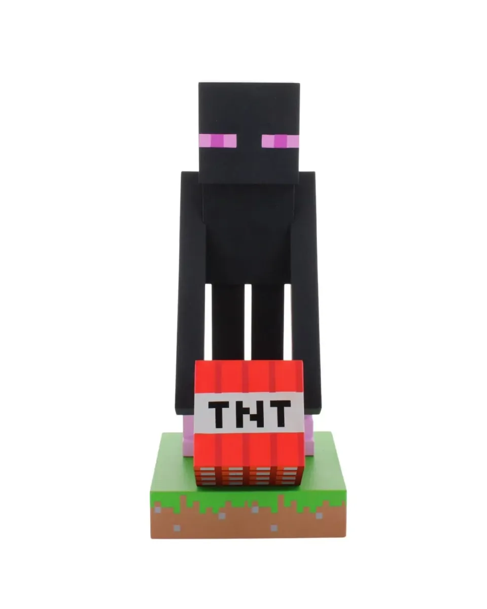 Exquisite Gaming Cable Guys Enderman suport controller negru