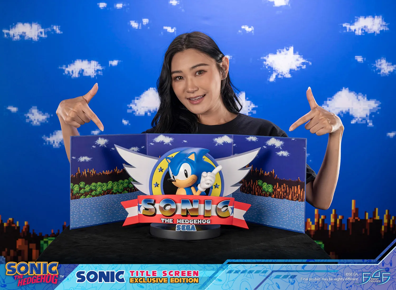 First 4 Figures Sonic Title Screen statueta Exclusive