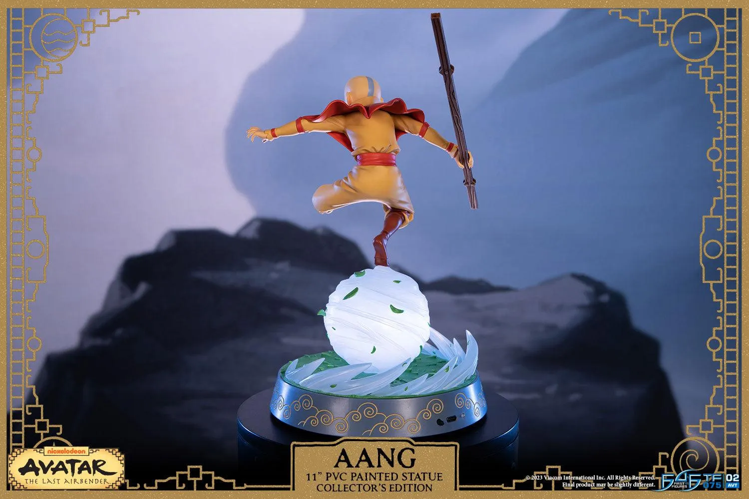 First 4 Figures Avatar Aang statuetă Collector's Edition LED