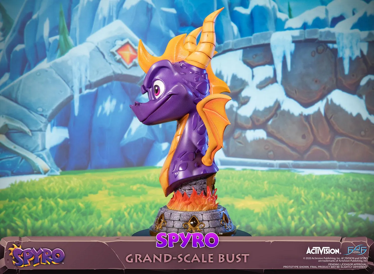 First 4 Figures Spyro bust Grand-Scale Standard cu flacari