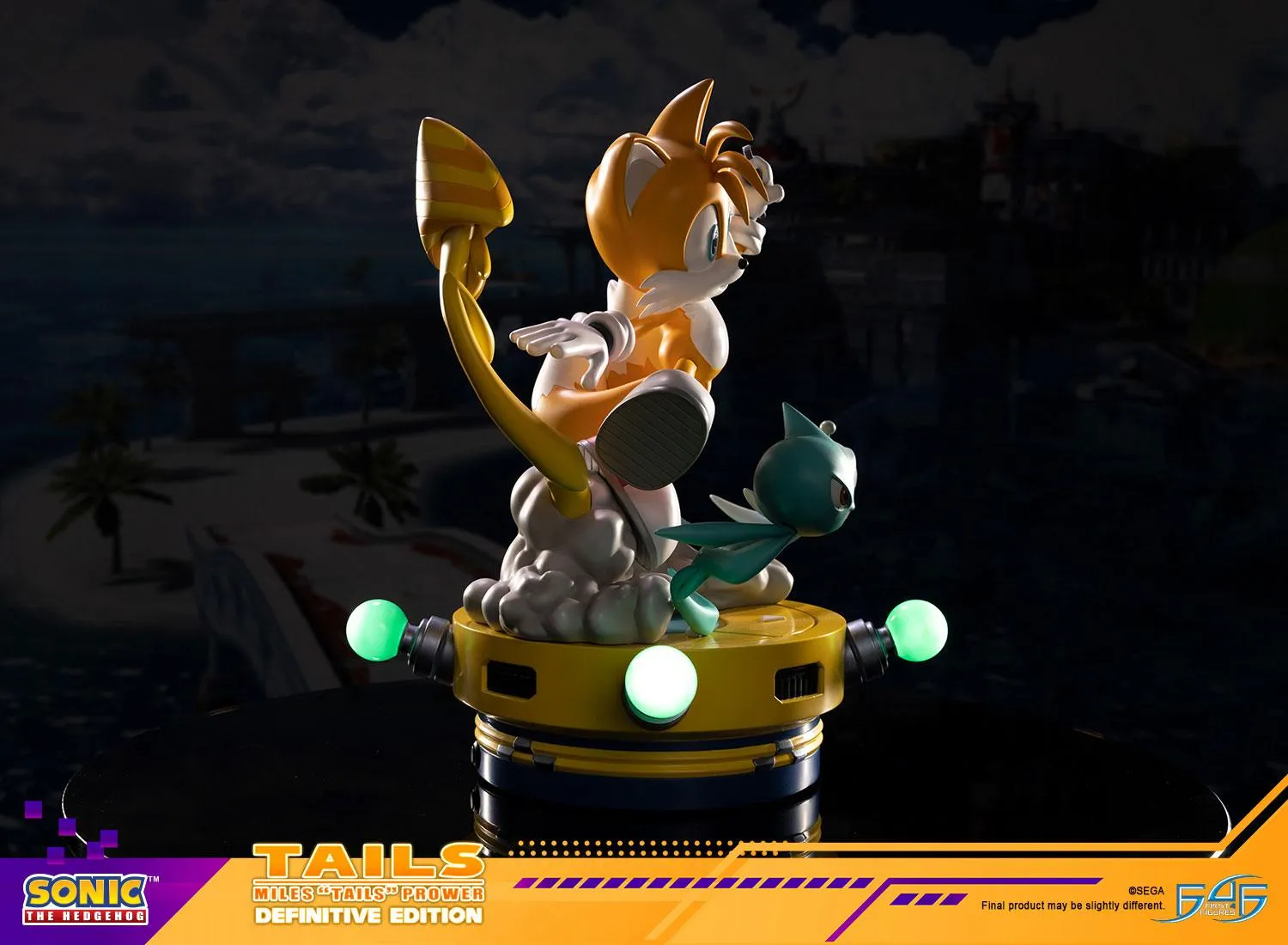First 4 Figures Sonic Tails Definitive Edition statuetă rășină LED