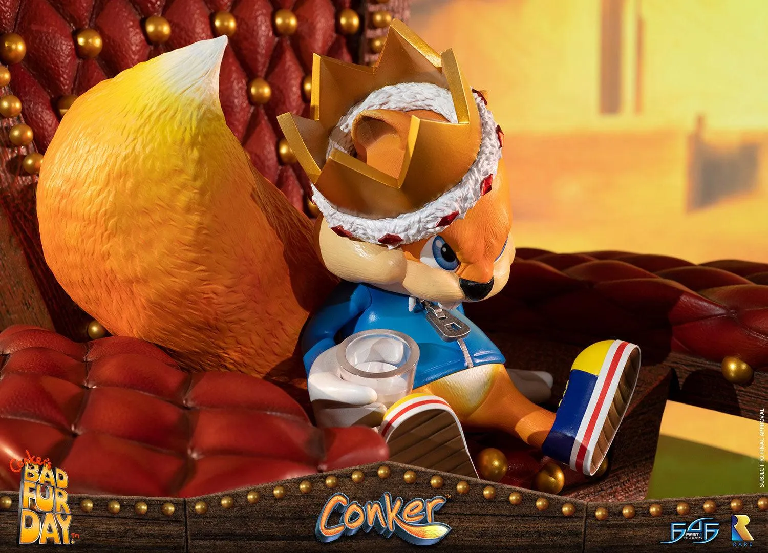 First 4 Figures Conker Bad Fur Day Conker statuetă standard