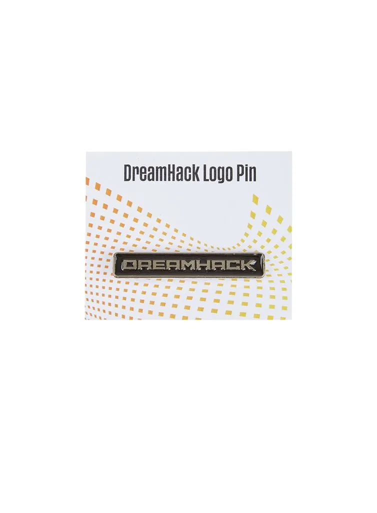 ESL Gaming DreamHack Logo Pin negru 4 cm