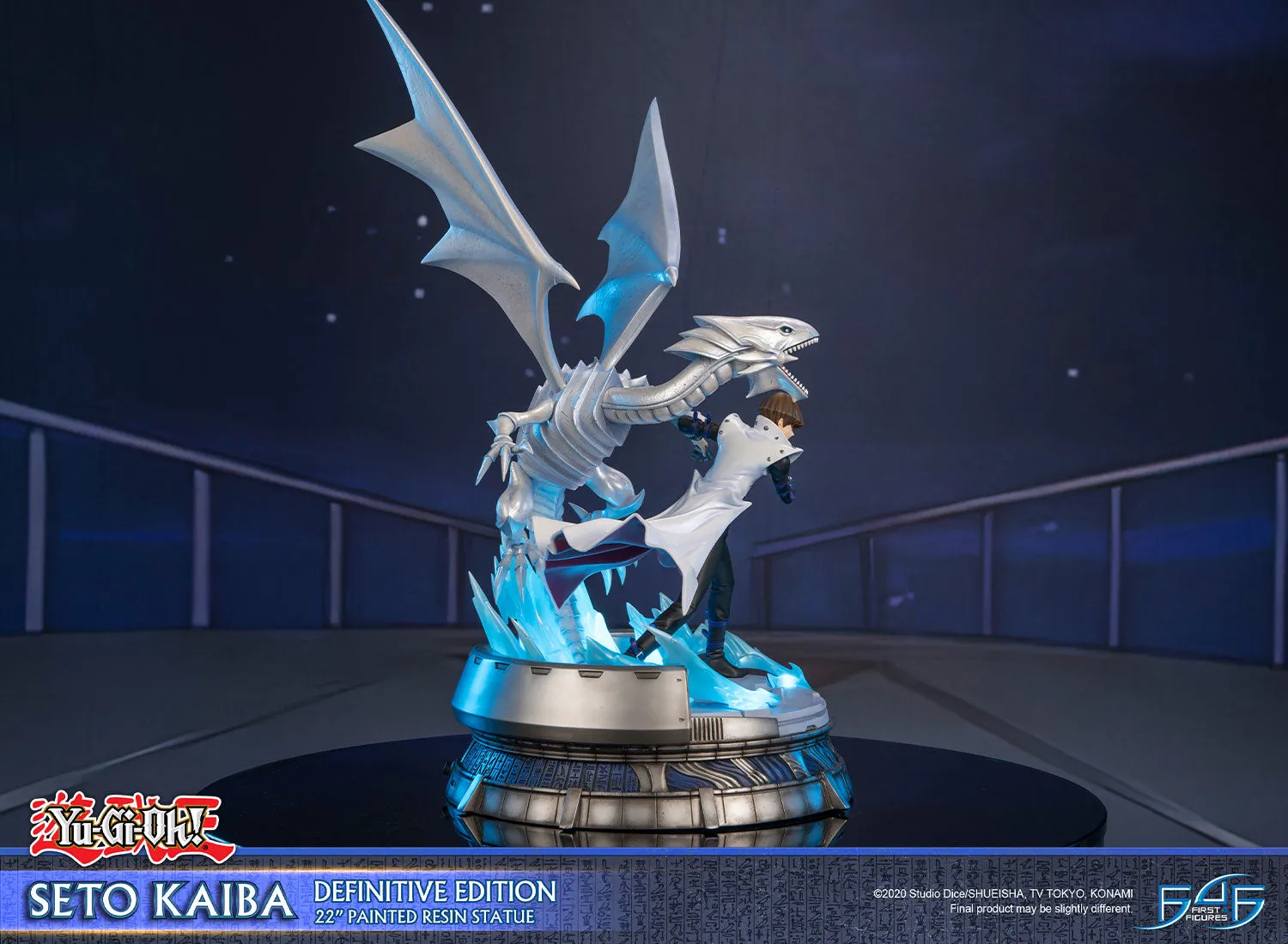 First 4 Figures Yu-Gi-Oh Seto Kaiba statuetă Definitive LED