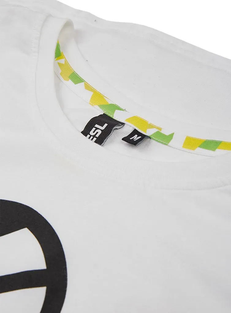 ESL Gaming Short Sleeve tricou alb bumbac logo piept