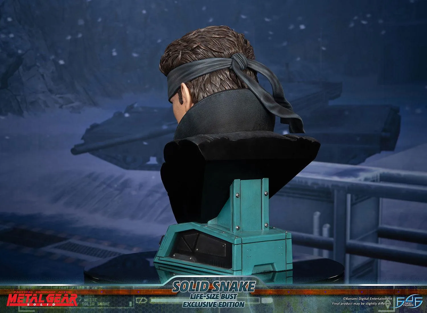 First 4 Figures Metal Gear Solid Snake bust Exclusive natural