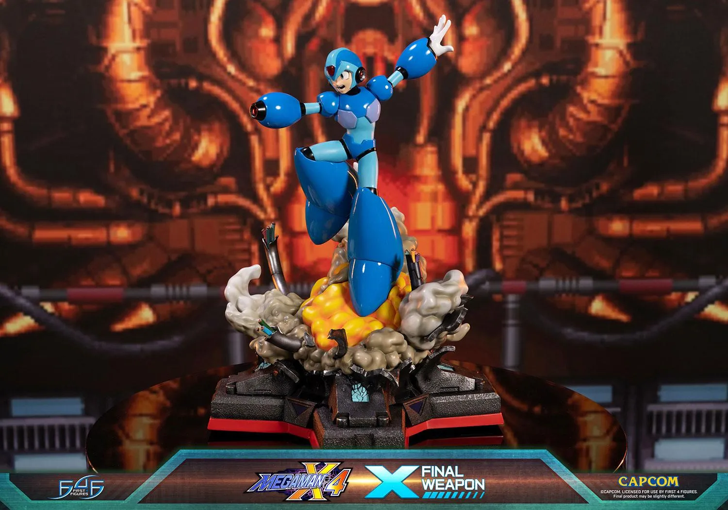 First 4 Figures Mega Man X4 X Final Weapon statuetă 45 cm