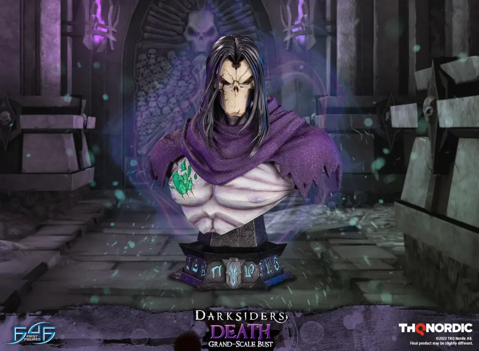 First 4 Figures Darksiders Death bust rasina rotativ