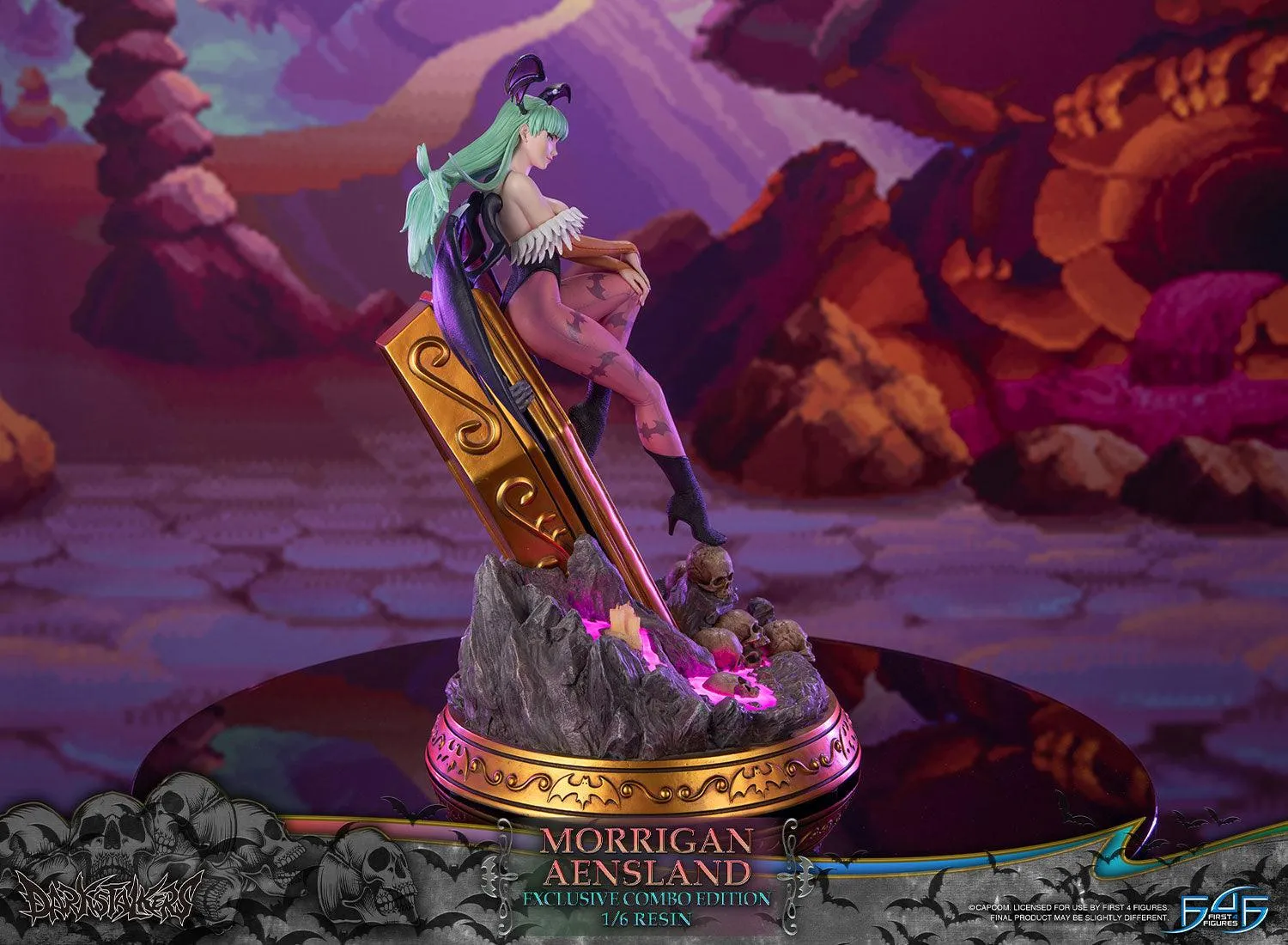 First 4 Figures Darkstalkers Morrigan Aensland statueta Exclusive Combo 1/6