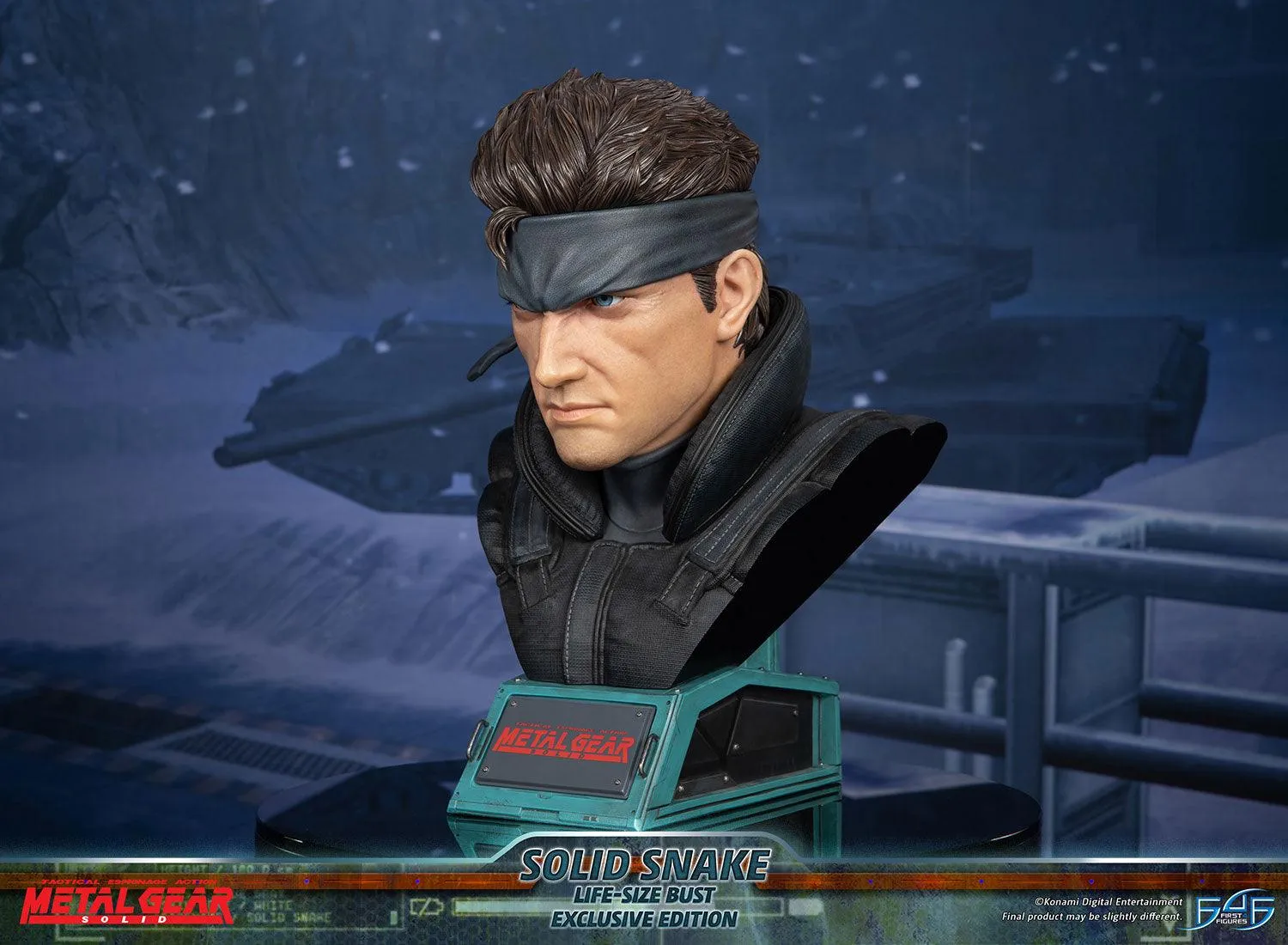 First 4 Figures Metal Gear Solid Snake bust Exclusive natural