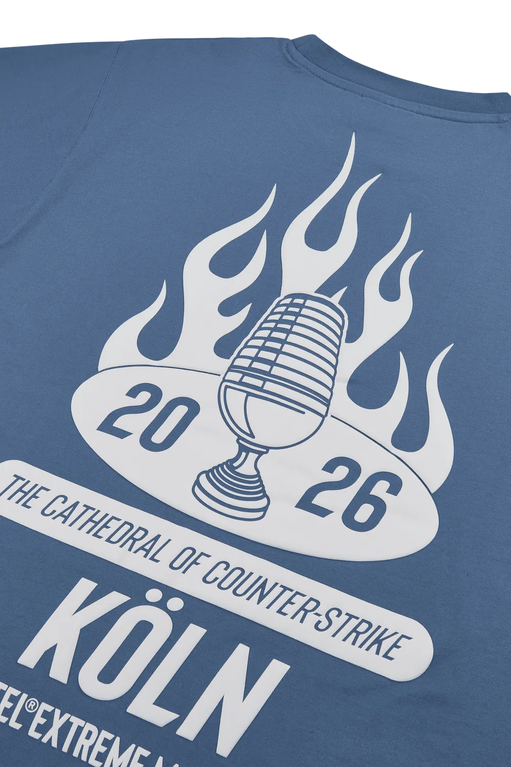 ESL IEM Cologne 2026 tricou dusty blue bumbac