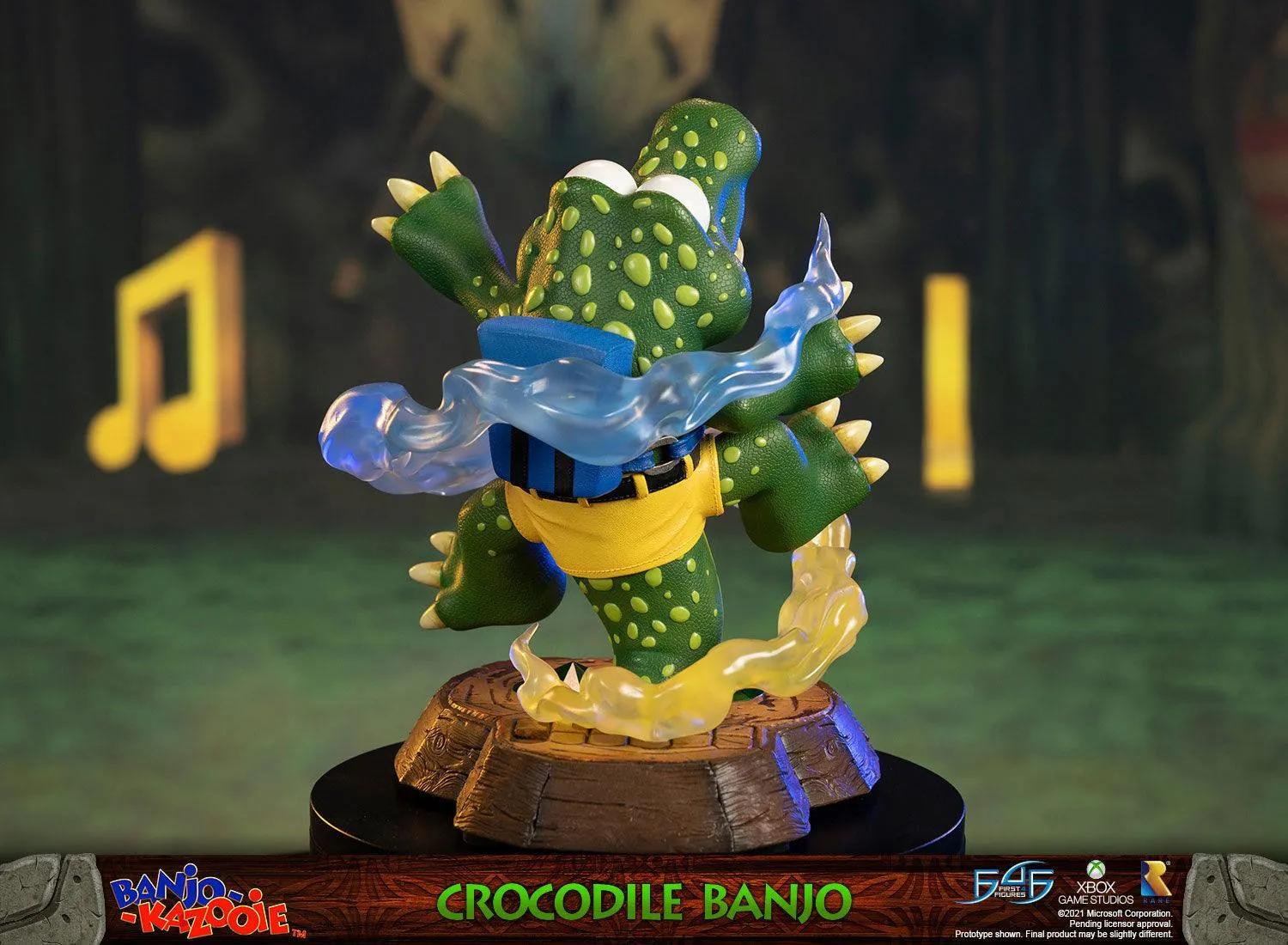 First 4 Figures Banjo-Kazooie Crocodile Banjo statueta rasina