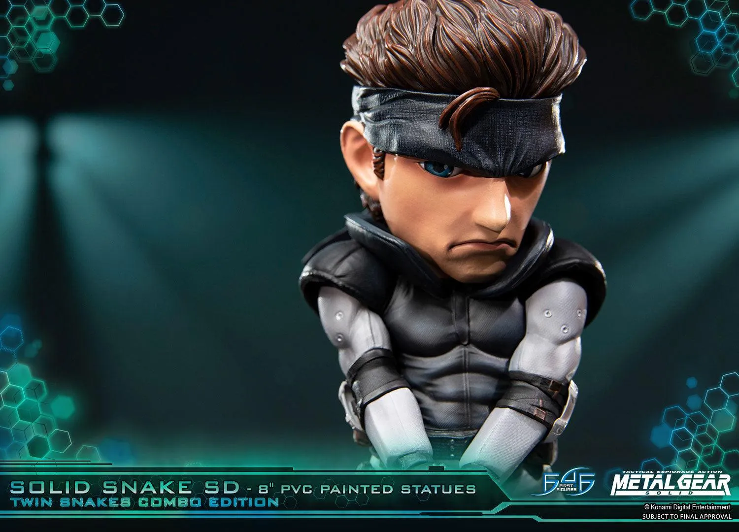 First 4 Figures Solid Snake SD figurină Twin Snakes Combo