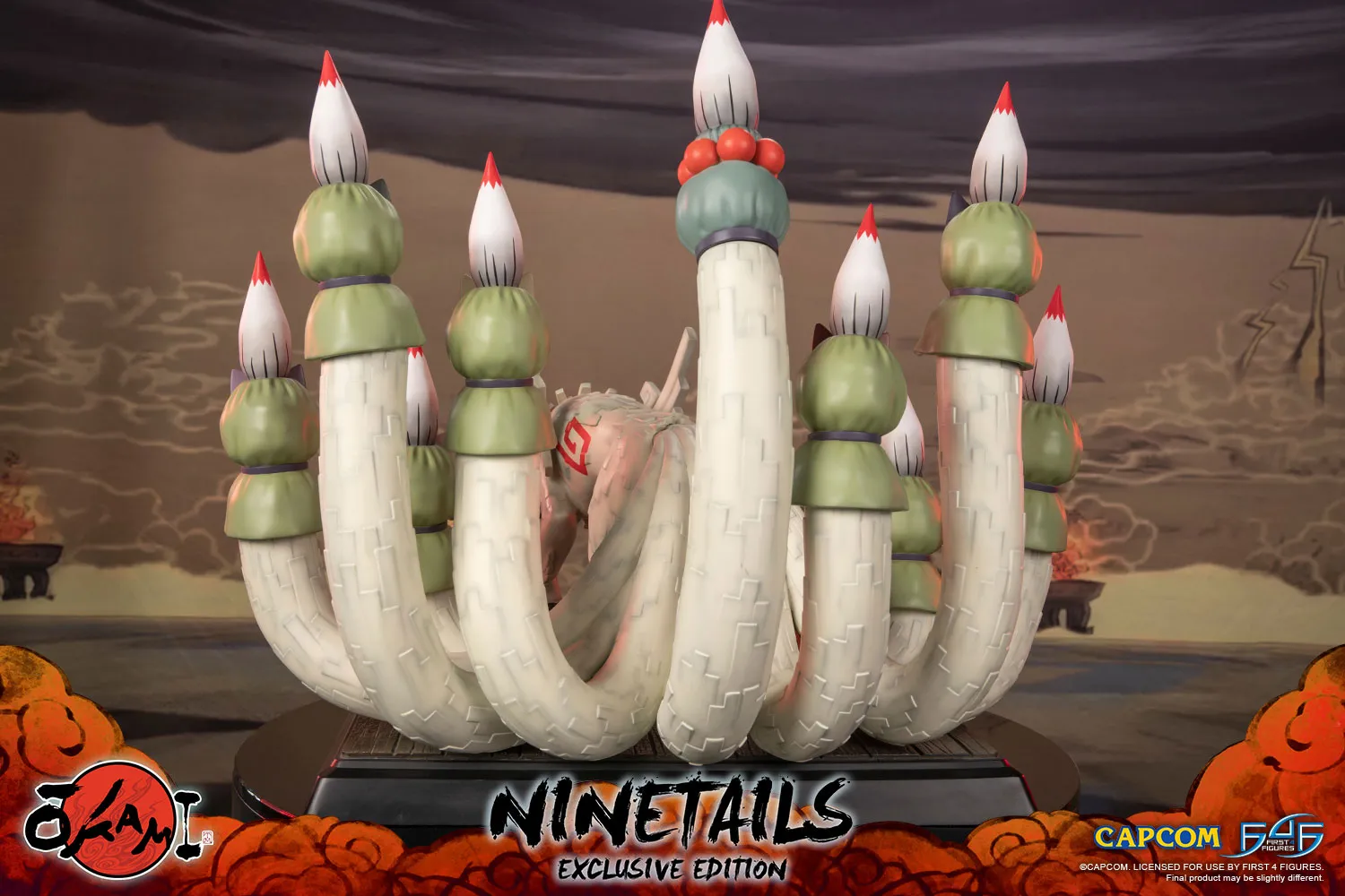First 4 Figures Okami Ninetails statuetă Exclusive Edition LED