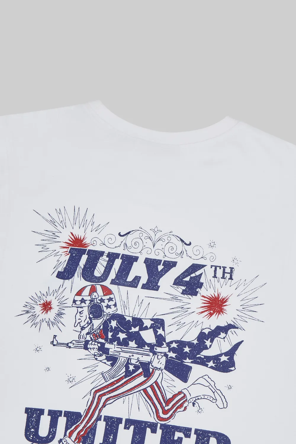 ESL Gaming 4th July maiou alb fara maneci L bumbac greu