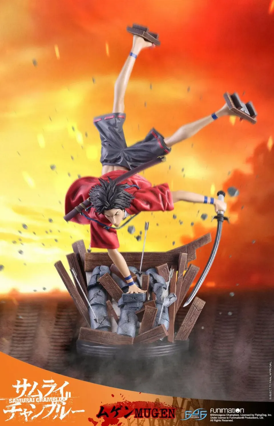 First 4 Figures Samurai Champloo Mugen statueta