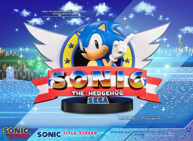 First 4 Figures Sonic Title Screen statuetă 21 cm