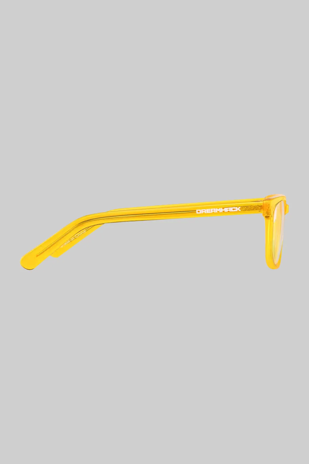 DreamHack Zenni Square Orange Warped ochelari portocaliu plastic