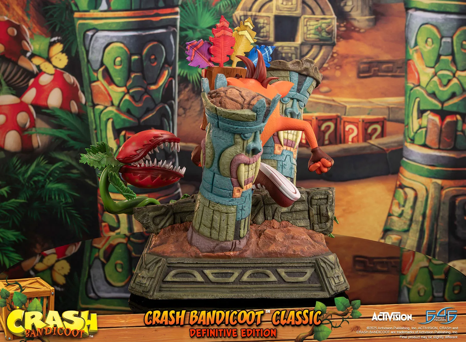 First 4 Figures Crash Bandicoot Classic statueta Definitive