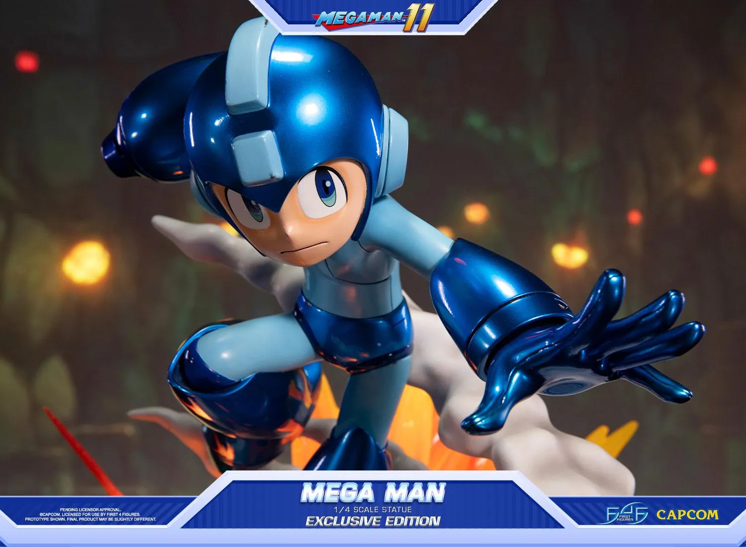 First 4 Figures Mega Man 11 statuetă Exclusive LED rășină