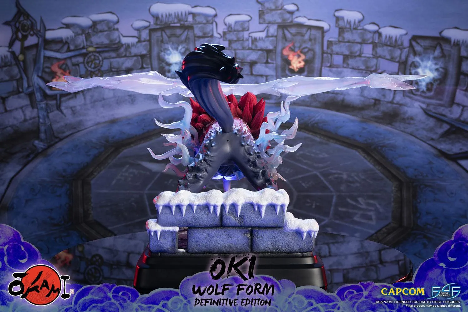 First 4 Figures Oki Wolf statuetă Definitive LED