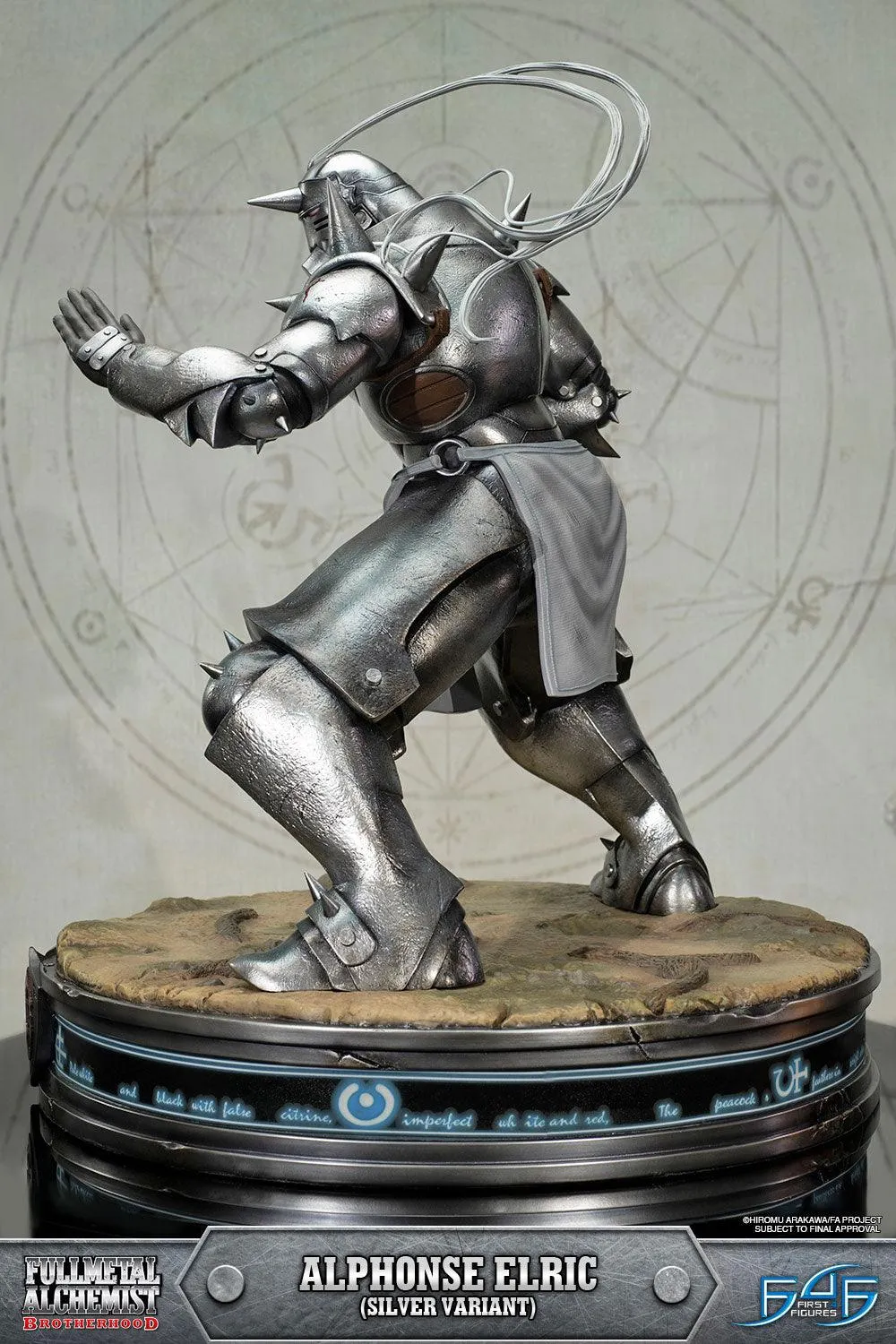 First 4 Figures Fullmetal Alphonse statueta Silver din rasina