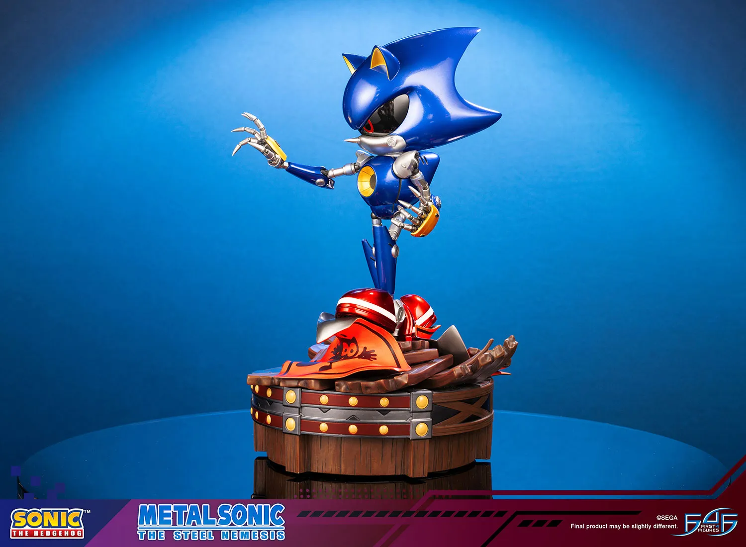 First 4 Figures Sonic Metal Sonic statueta rasina editie limitata