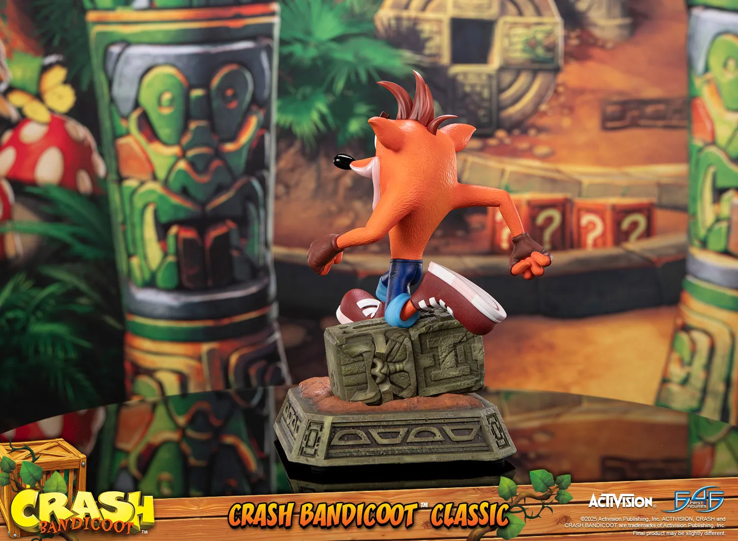 First 4 Figures Crash Bandicoot Classic statuetă rășină