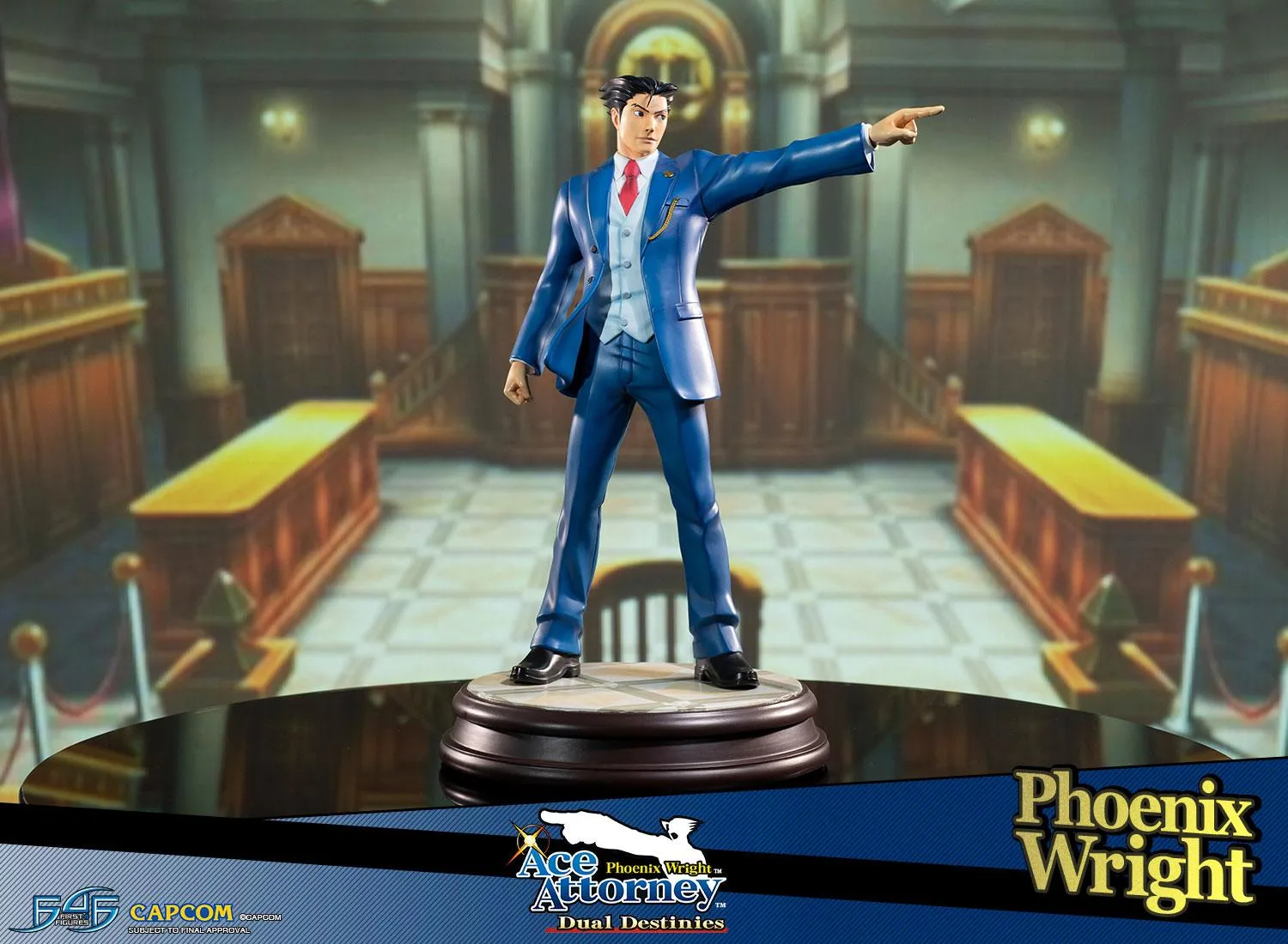 First 4 Figures Phoenix Wright Dual Destinies statuetă standard
