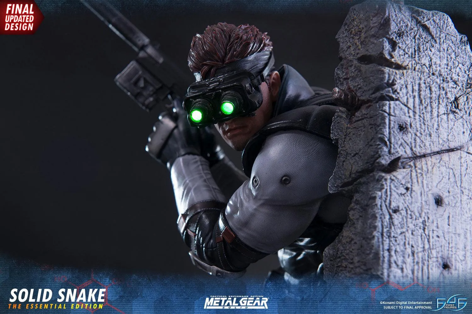First 4 Figures Metal Gear Solid Snake statueta Essential Edition