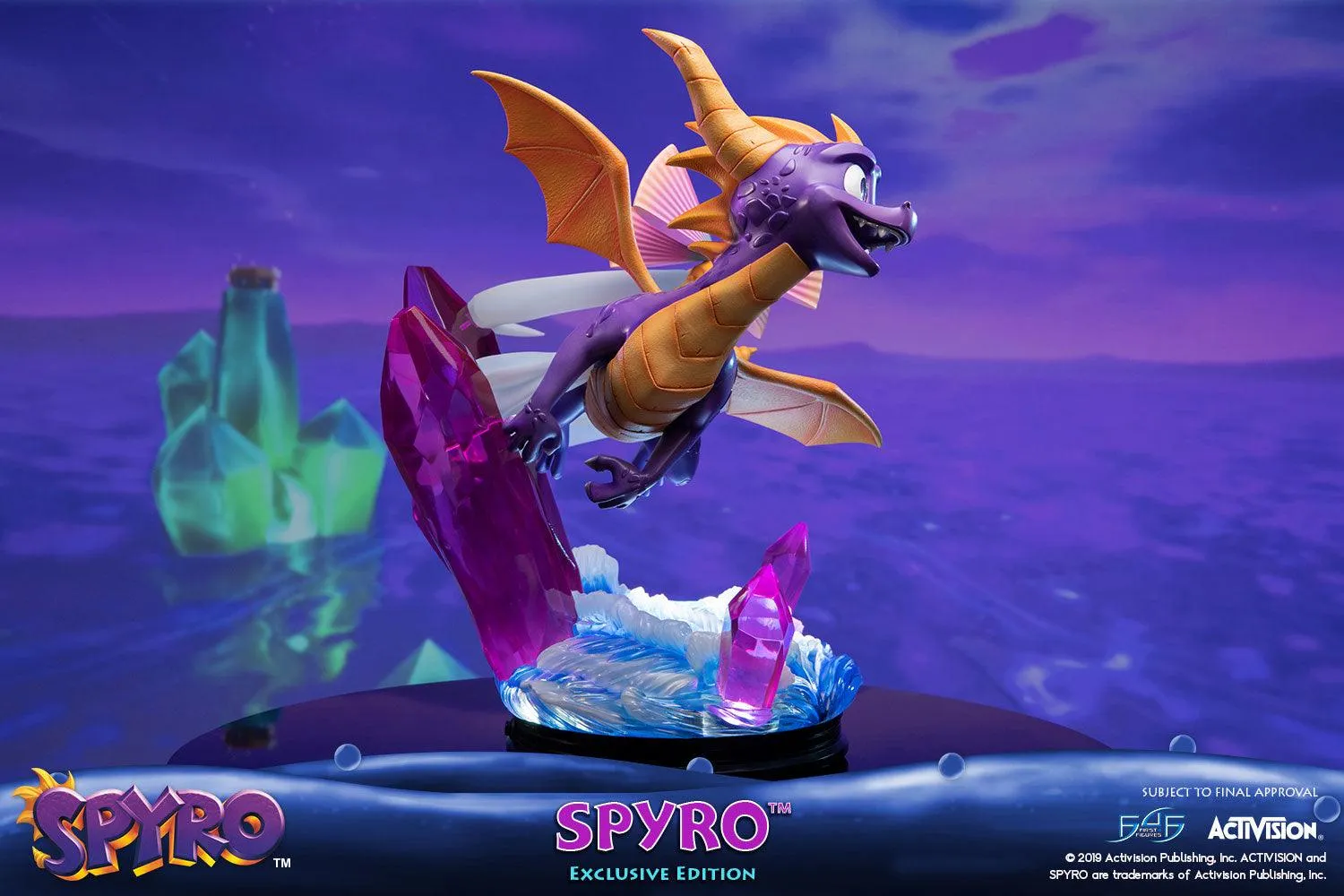 First 4 Figures Spyro Reignited Spyro statueta Exclusive Edition LED