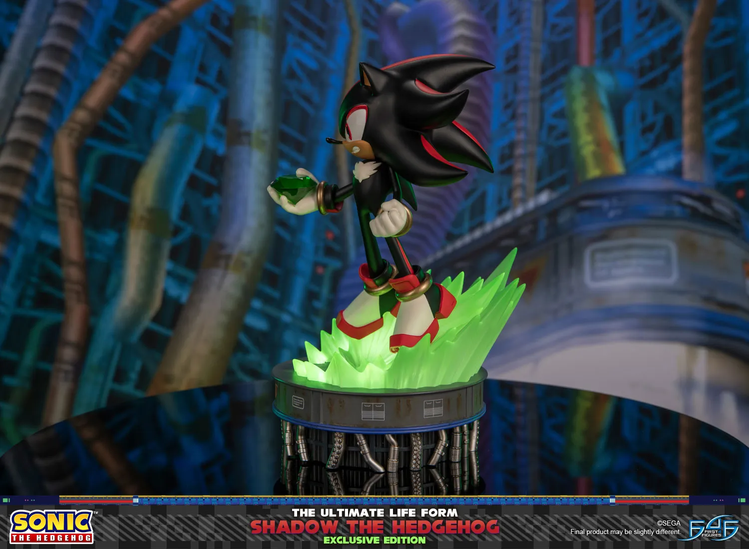 First 4 Figures Sonic Shadow statueta exclusiva 32cm LED