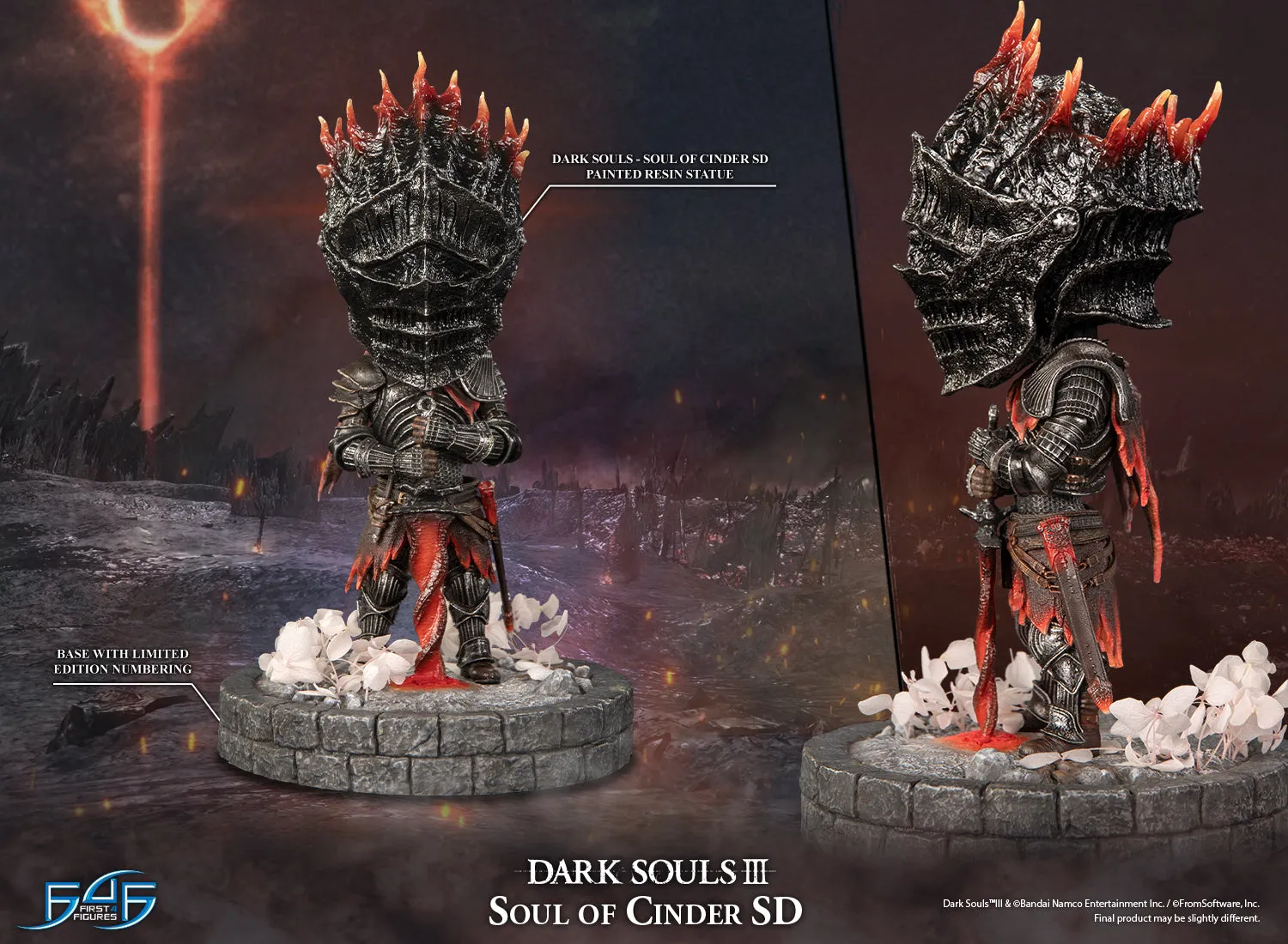 First 4 Figures Dark Souls Soul of Cinder SD statuetă 22 cm