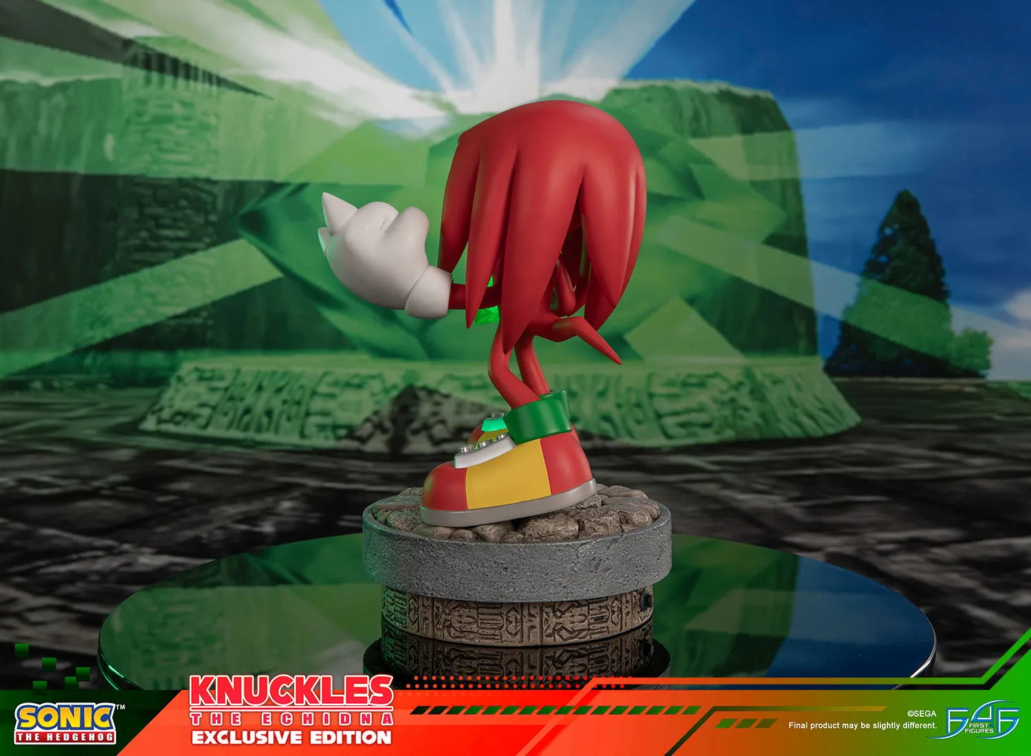 First 4 Figures Sonic Knuckles statuetă Exclusive Edition LED
