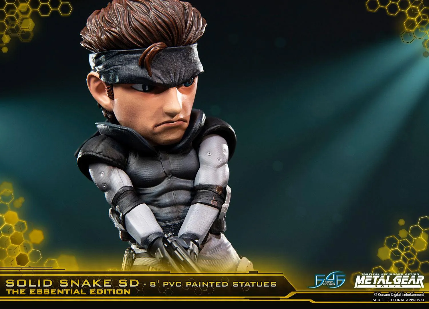 First 4 Figures Metal Gear Solid Snake SD Essential figurina