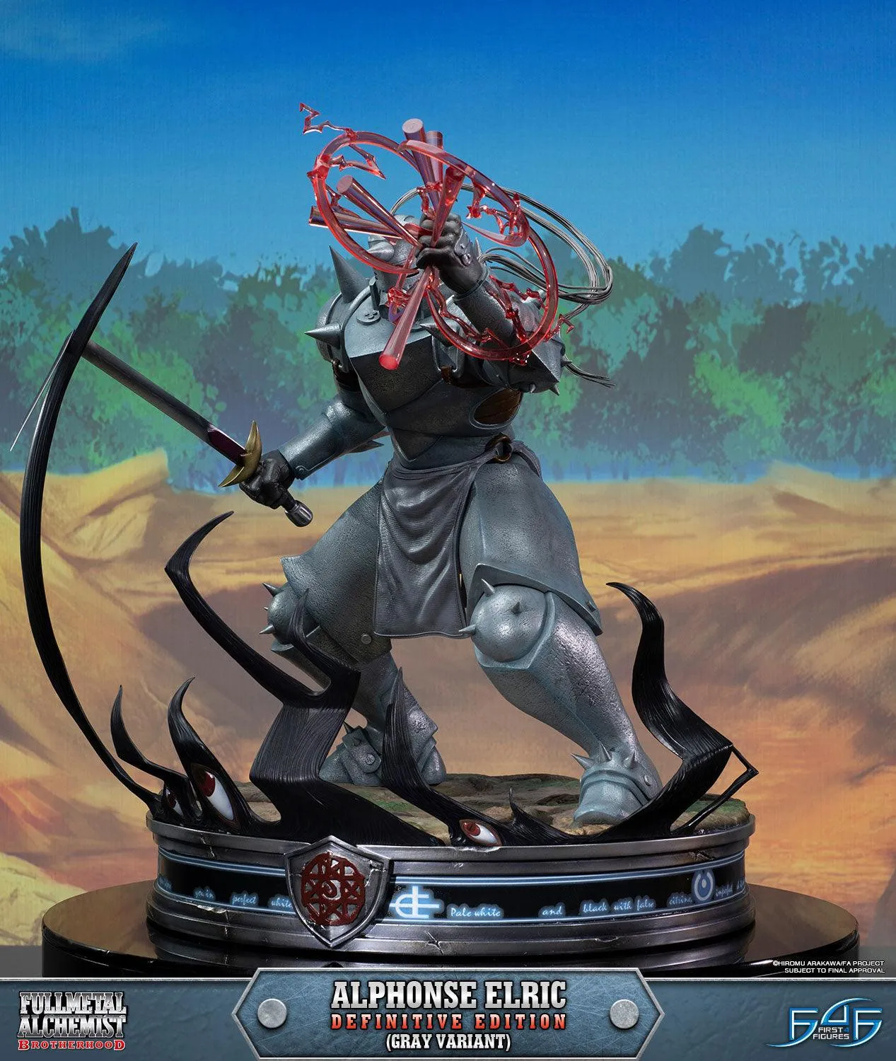 First 4 Figures Fullmetal Alchemist Alphonse Elric statuetă Gray
