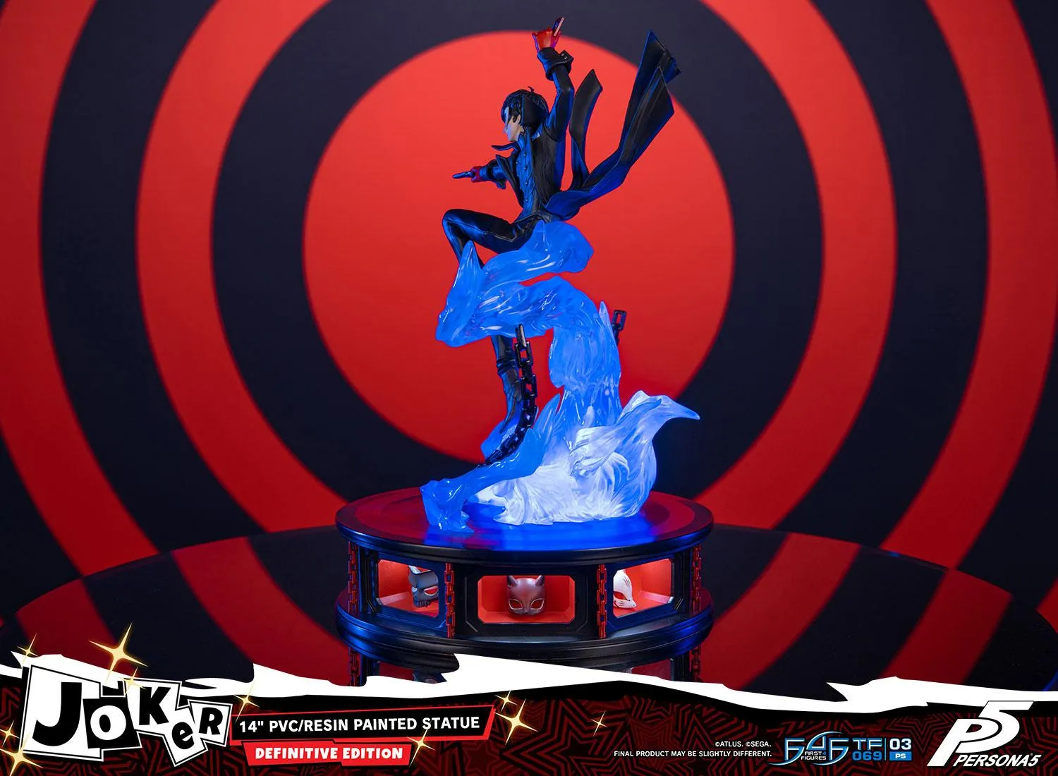 First 4 Figures Persona 5 Joker statuetă PVC Definitive LED