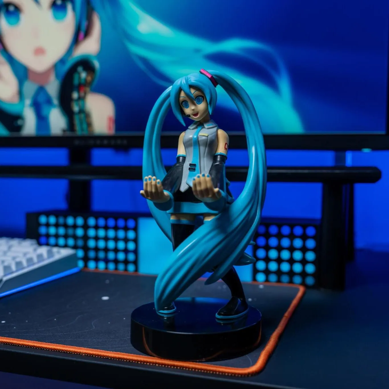 Exquisite Gaming Cable Guys Hatsune Miku suport controller albastru