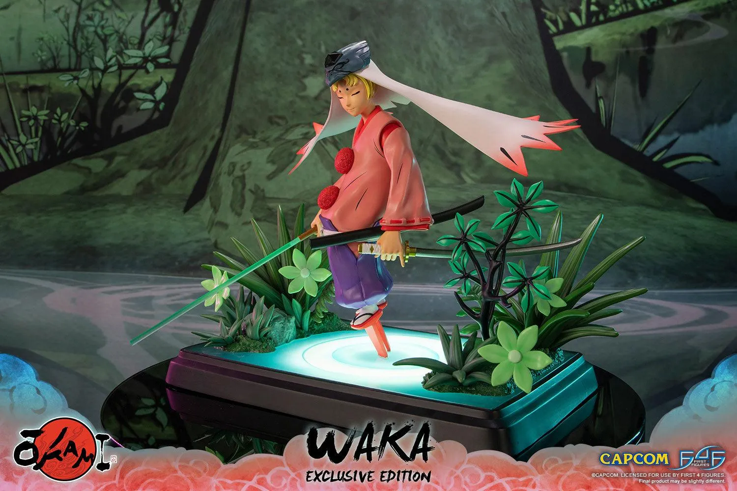 First 4 Figures Okami Waka statueta rasina Exclusive LED