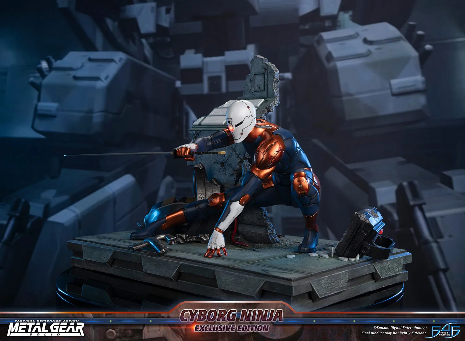 First 4 Figures Metal Gear Solid Cyborg Ninja statueta LED
