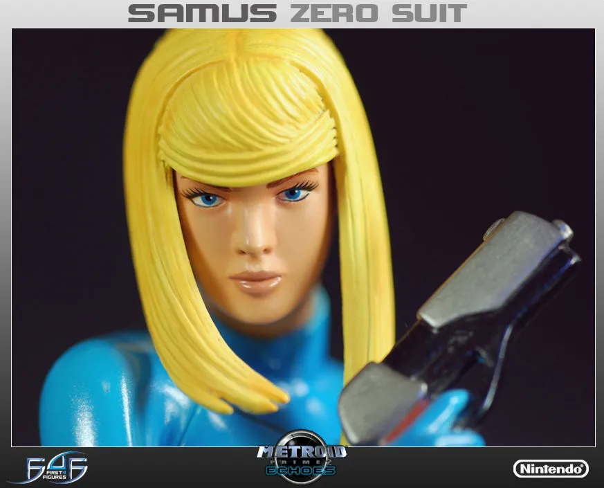 First 4 Figures Metroid Zero Suit Samus statuetă limitată