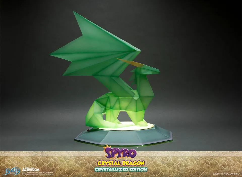 First 4 Figures Spyro Crystal Dragon statueta Crystallized