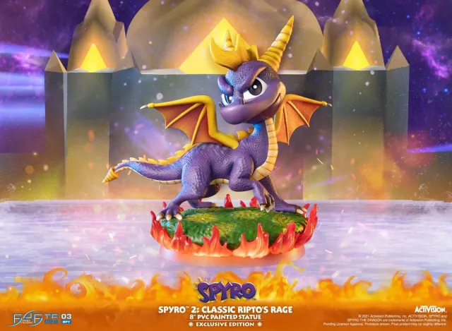 First 4 Figures Spyro 2 Classic Ripto's Rage statuetă Exclusive