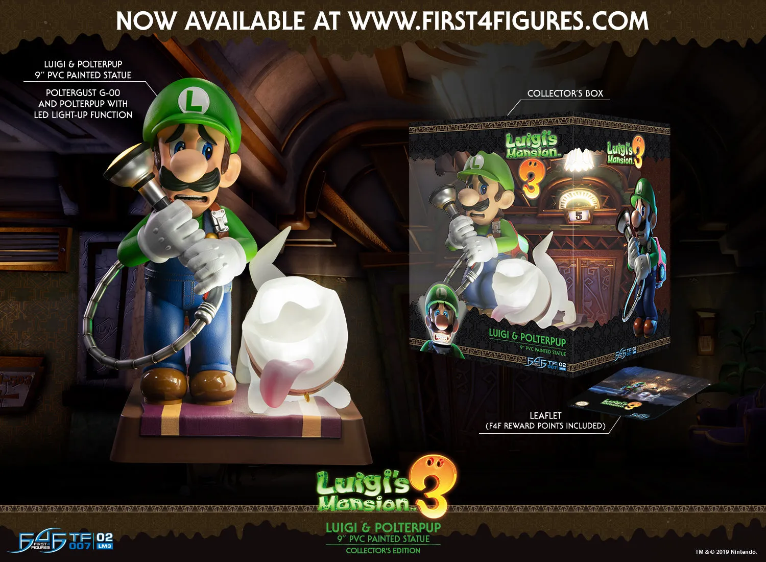 First 4 Figures Luigi Polterpup statuetă PVC Collector LED
