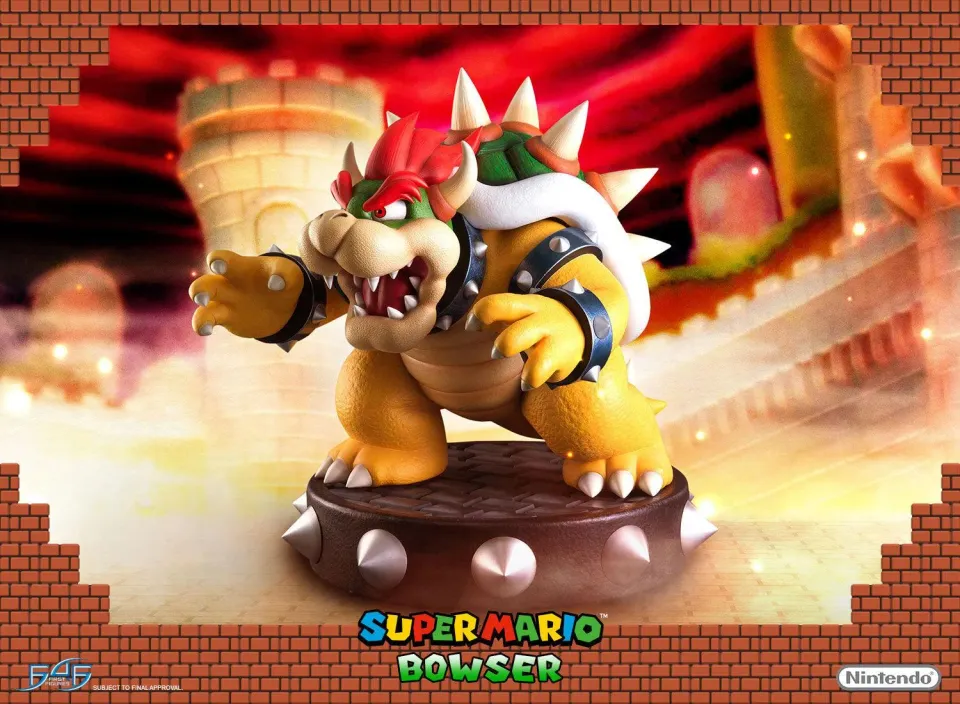 First 4 Figures Super Mario Bowser Regular statueta 49 cm